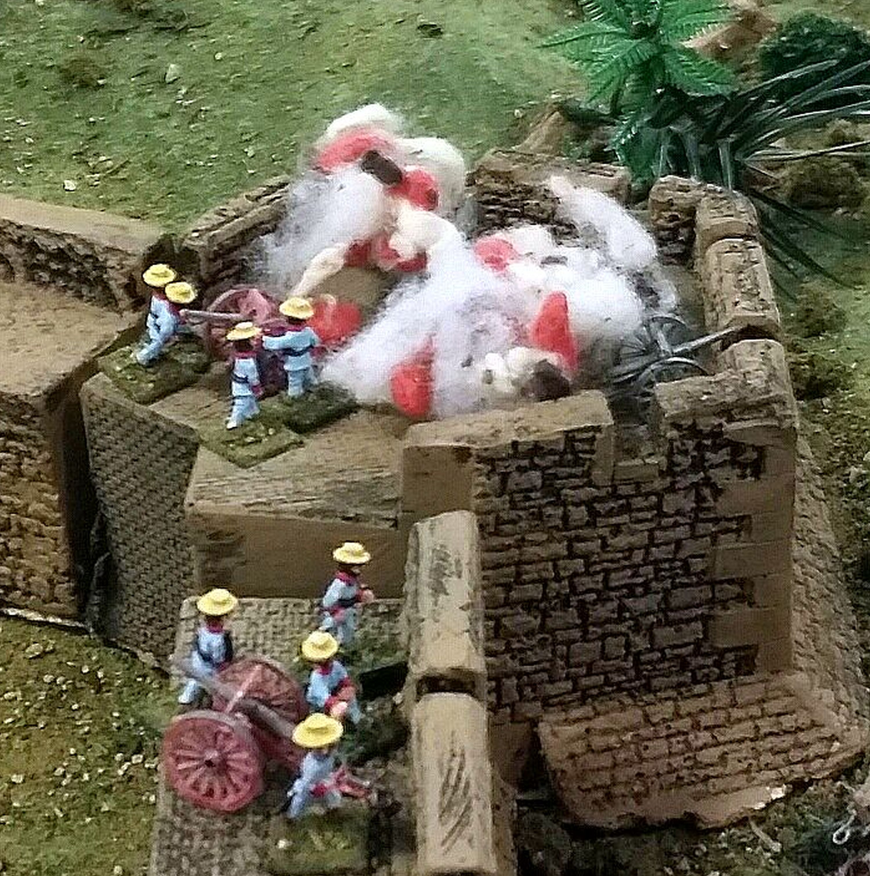 Spanish Artillery Under Fire